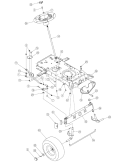 Page H Diagram and Parts List for 2006 Bolens Lawn Tractor