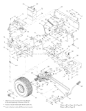 Page B Diagram and Parts List for 2003 Bolens Lawn Tractor