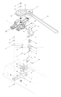 Page D Diagram and Parts List for 2003 Bolens Lawn Tractor