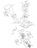 Part Location Diagram of 749-04282 MTD Upper Handle