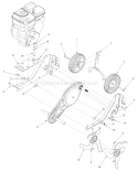 Page A Diagram and Parts List for 2003 Bolens Tiller
