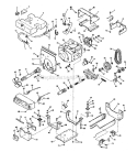 Engine Assembly Diagram and Parts List for  Bolens Lawn Tractor