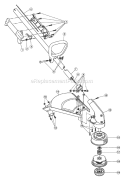 Page A Diagram and Parts List for 41BD150G765 Bolens Trimmer