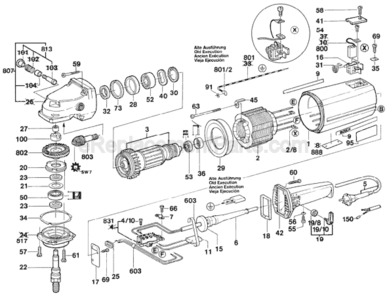 Part Location Diagram of 3600703011 Bosch Tool CORD PROTECTOR