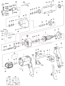 Part Location Diagram of 1613100012 Bosch Tool STRAIGHT PIN