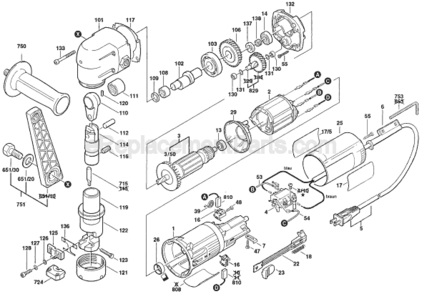 Part Location Diagram of 2910141172 Bosch Tool HEX-SOCKET-HEAD CAP SCREW