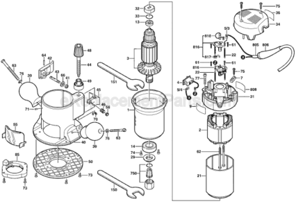 Part Location Diagram of 2610991385 Bosch Tool PIVOT PIN