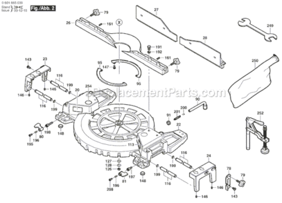Part Location Diagram of 2610919061 Bosch Tool SPRING