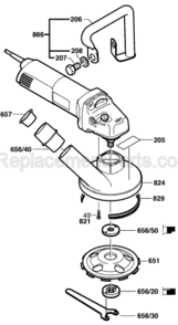 Part Location Diagram of 3601119236 Bosch Tool REFERENCE PLATE