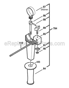Part Location Diagram of 1613521003 Bosch Tool THREADED PIN