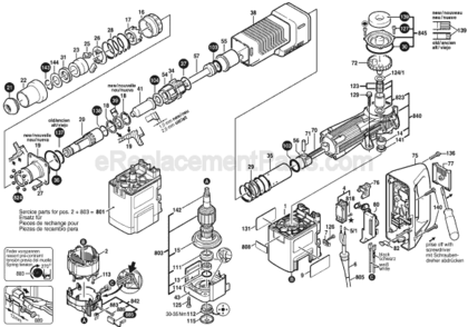 Part Location Diagram of 1610210123 Bosch Tool O-RING