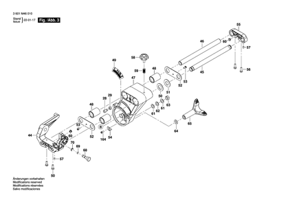 Part Location Diagram of 1609B07402 Bosch Tool FRONT PIVOT
