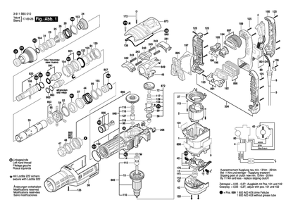 Part Location Diagram of 1610913029 Bosch Tool NEEDLE-ROLLER ASSEMBLY