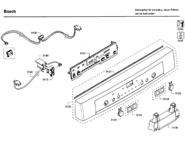 Part Location Diagram of 11012564 Bosch CONTROL UNIT