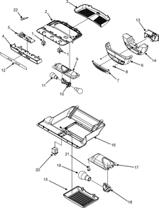 Controls Diagram and Parts List for RY4951  Gaggenau Refrigerator