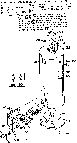Replacement Parts Diagram and Parts List for 153336110  Kenmore Water Heater