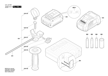 Part Location Diagram of 2604610028 Bosch Compression Spring