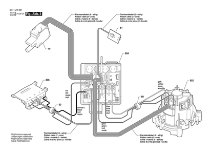 Section 3 Diagram and Parts List for  Bosch Hammer Drill