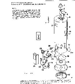 Replacement Parts Diagram and Parts List for 153333350  Kenmore Water Heater