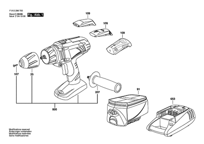 Part Location Diagram of 2610920204 Bosch Chuck