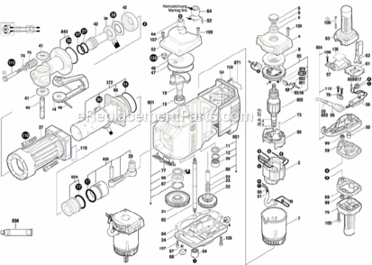 Part Location Diagram of 1612026153 Bosch Tool SWITCH-PAWL