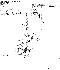 Replacement Parts Diagram and Parts List for 153334371  Kenmore Water Heater