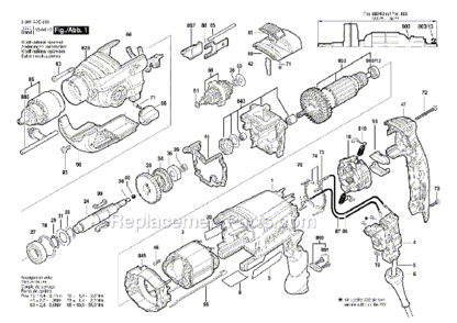 Part Location Diagram of 2602033900 Bosch Tool GUIDE