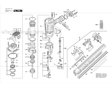 Part Location Diagram of 2610001669 Bosch Tool GASKET