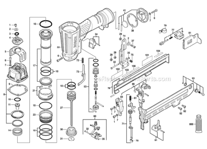 Part Location Diagram of 2610006606 Bosch Tool PROTECTIVE GUARD