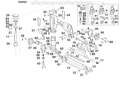 Part Location Diagram of SEQ6 DeWALT KIT-SEQUENTIAL