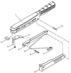 Part Location Diagram of H30624 DeWALT DRIVER