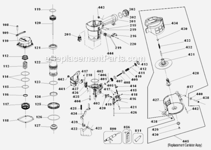 Part Location Diagram of 101408 DeWALT SPRING, COMPRESSION