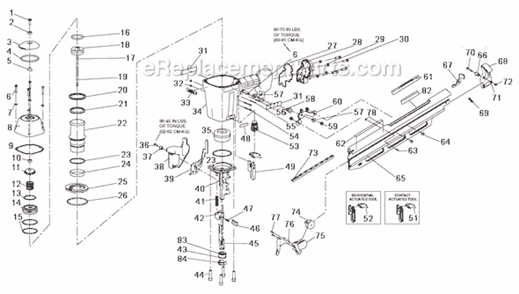 Part Location Diagram of 107141 DeWALT SEAL