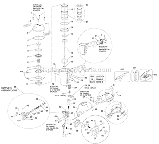 Part Location Diagram of 9R195466 DeWALT KIT-HEAD VALVE