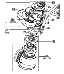 Part Location Diagram of SP0000775 Breville Carafe With Lid Complete