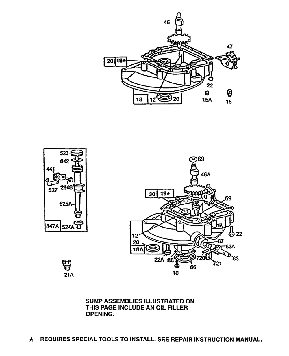 Briggs and Stratton 92908-5080-01 Engine - OEM Parts ...