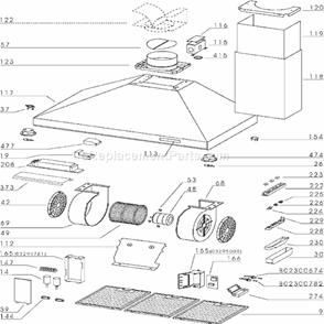 Part Location Diagram of SB02300891 Broan Bulb
