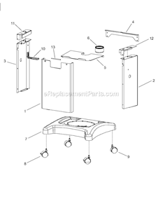 Part Location Diagram of B101584 Broilmaster Front Panel