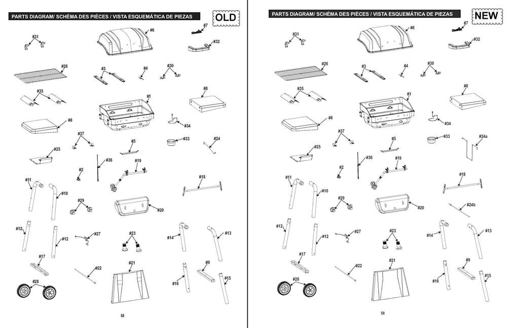 Diagram Diagram and Parts List for 2017 Char-Broil Grill