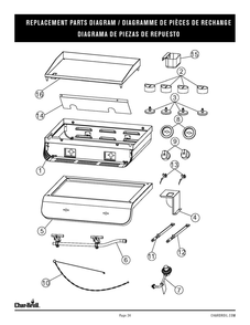 Diagram Diagram and Parts List for 19952085 2019 Char-Broil Grill Accessories