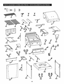 Diagram Diagram and Parts List for 2015 Char-Broil Grill