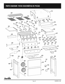 Diagram Diagram and Parts List for 2019 Char-Broil Grill
