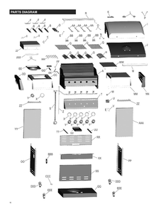Diagram Diagram and Parts List for  Char-Broil Grill
