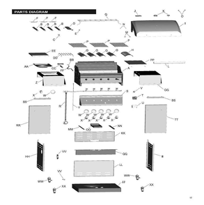 Diagram Diagram and Parts List for  Char-Broil Grill