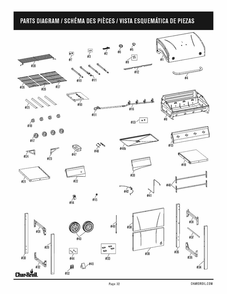 Diagram Diagram and Parts List for 2022 Char-Broil Grill