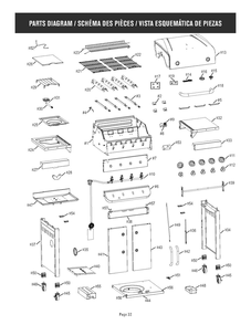 Diagram Diagram and Parts List for 2019 Char-Broil Grill