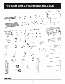 Diagram Diagram and Parts List for 2019 Char-Broil Grill