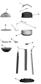 Diagram Diagram and Parts List for  Char-Broil Grill