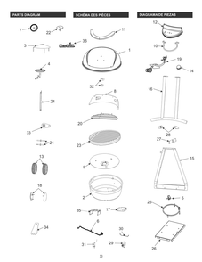 Diagram Diagram and Parts List for 2014 Char-Broil Grill