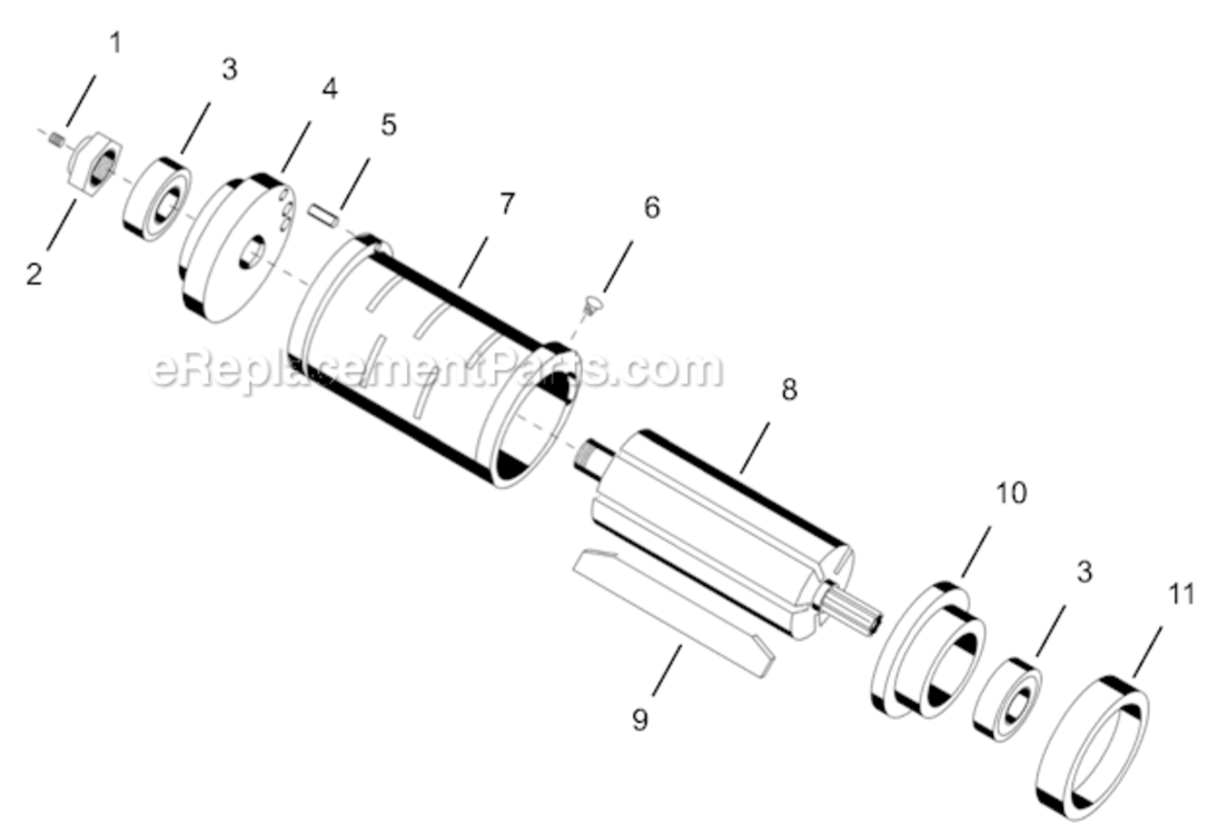 Page B Diagram and Parts List for  Cleco Ratchet